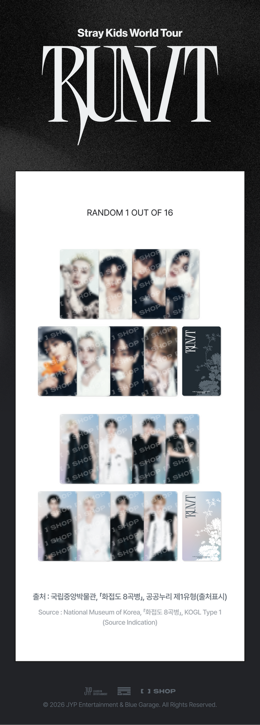 PRE-ORDER!! STRAY KIDS - SPECIAL TRADING CARDS <RUN IT WORLD TOUR> (Official MD)