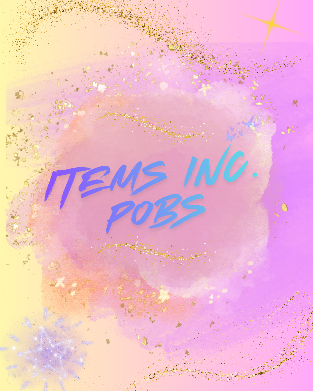 Items inc. POB's