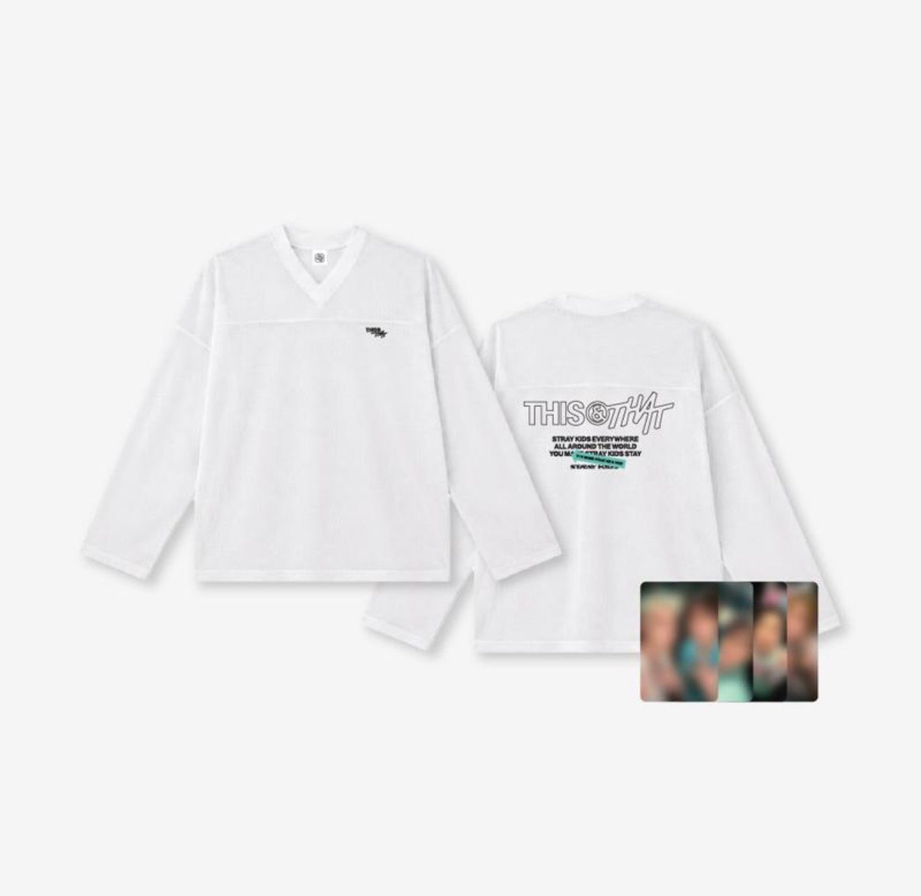 PRE-ORDER!! STRAY KIDS - MESH LONG SLEEVE <THIS & THAT POP-UP > (Official MD)
