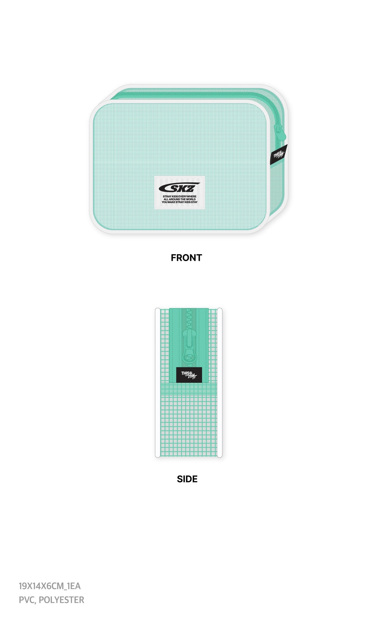PRE-ORDER!! STRAY KIDS - MESH POUCH <THIS & THAT POP-UP> (Official MD)
