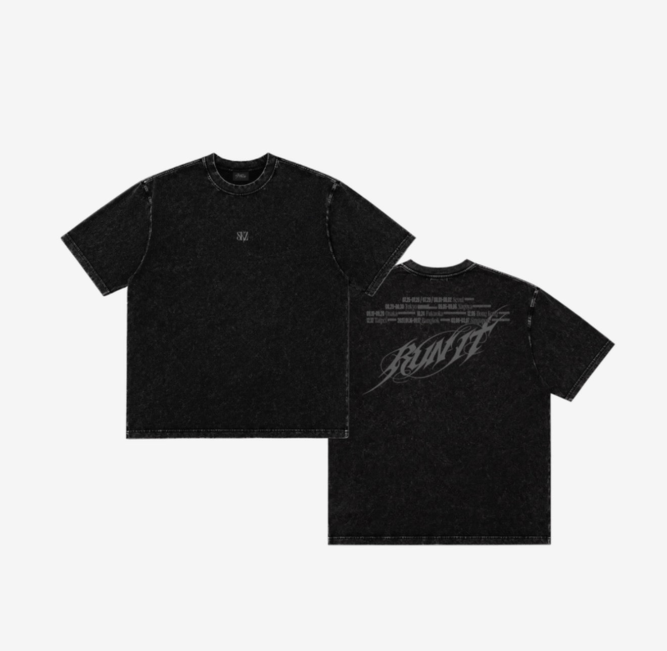 PRE-ORDER!! STRAY KIDS - T-SHIRT <RUN IT WORLD TOUR> (Official MD)