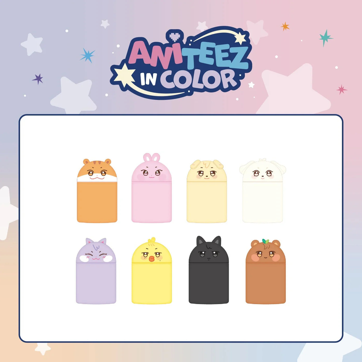 PRE-ORDER!! ATEEZ - ANITEEZ IN COLOR - MINI DESK TRASH BIN (Official Pop-Up MD)