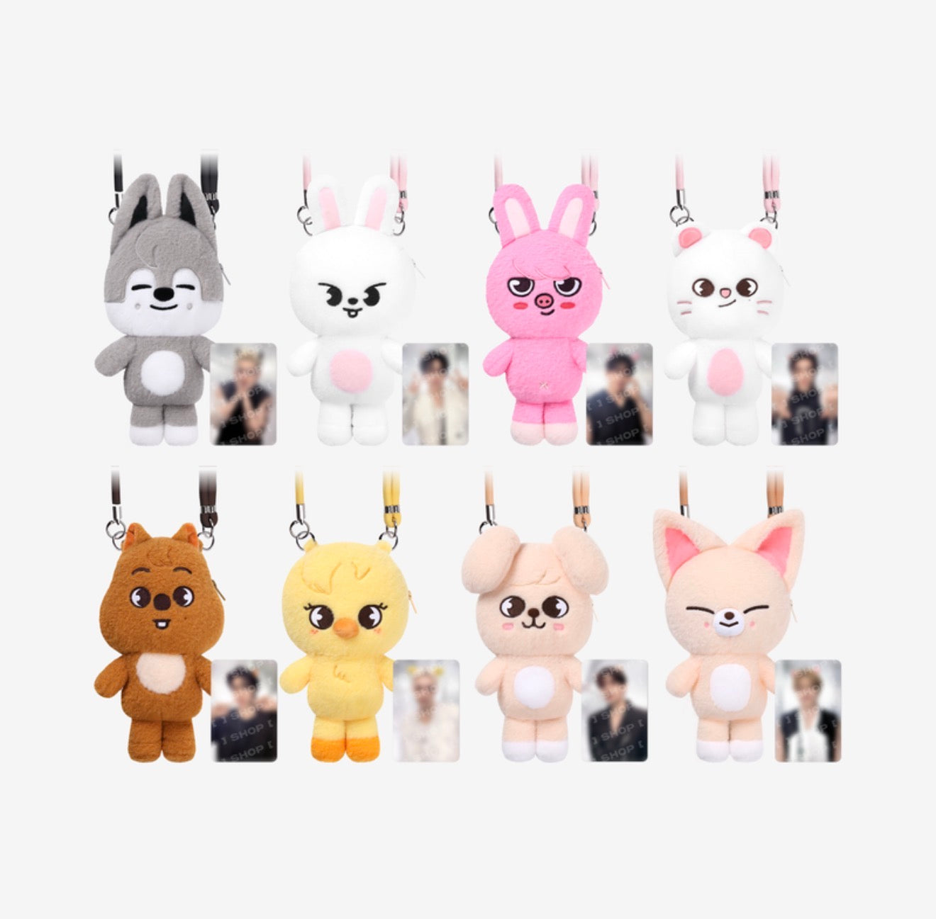 PRE-ORDER!! STRAY KIDS - SKZOO PLUSH CROSS BAG <RUN IT WORLD TOUR> (Official MD)