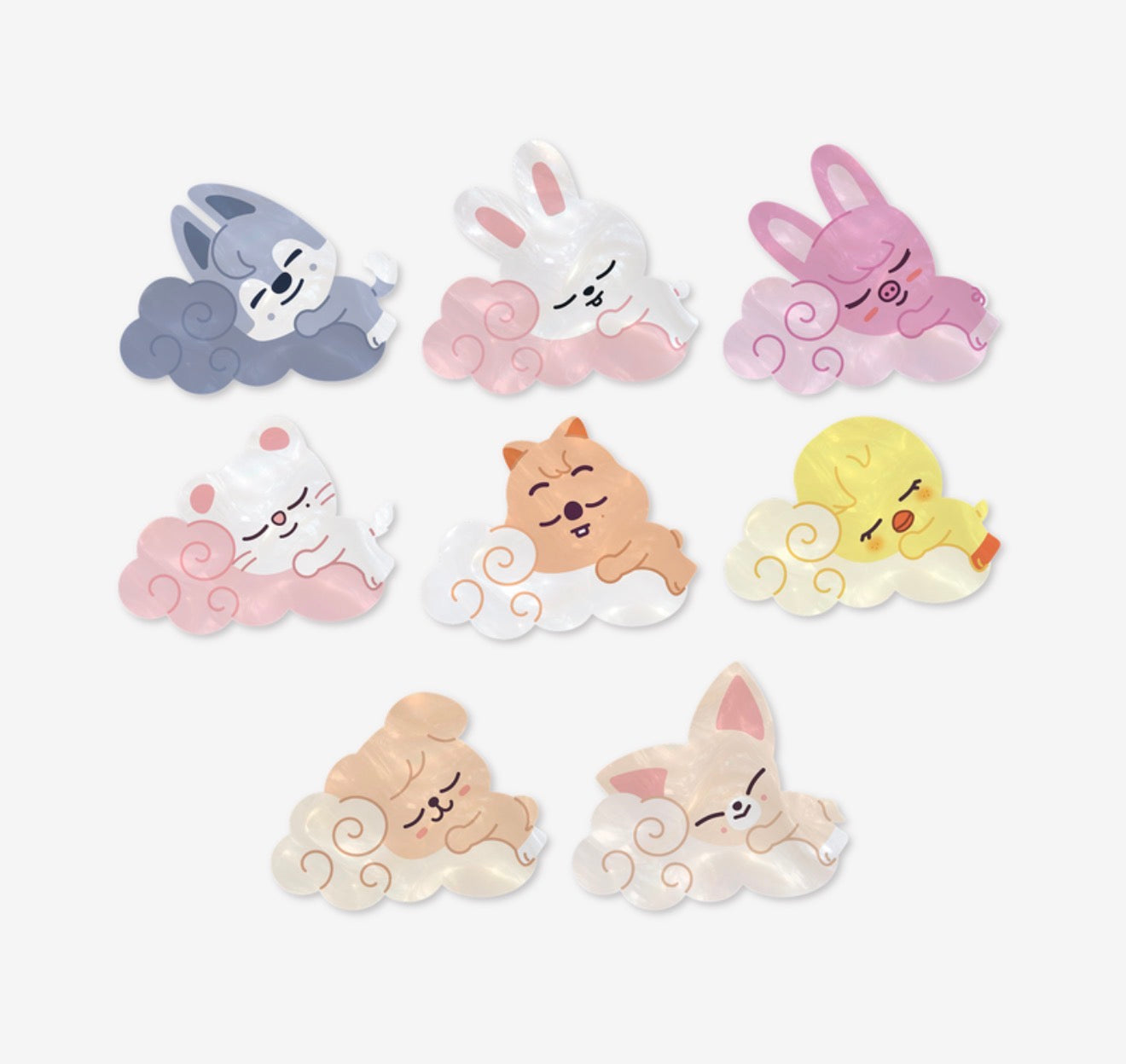 PRE-ORDER!! STRAY KIDS - SKZOO HAIR CLIP <RUN IT WORLD TOUR> (Official MD)