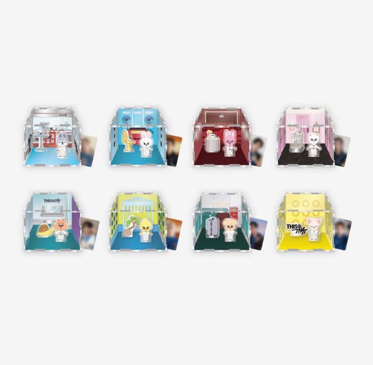 PRE-ORDER!! STRAY KIDS - SKZOO ACRYLIC CONTAINER BOX <THIS & THAT POP-UP> (Official MD)