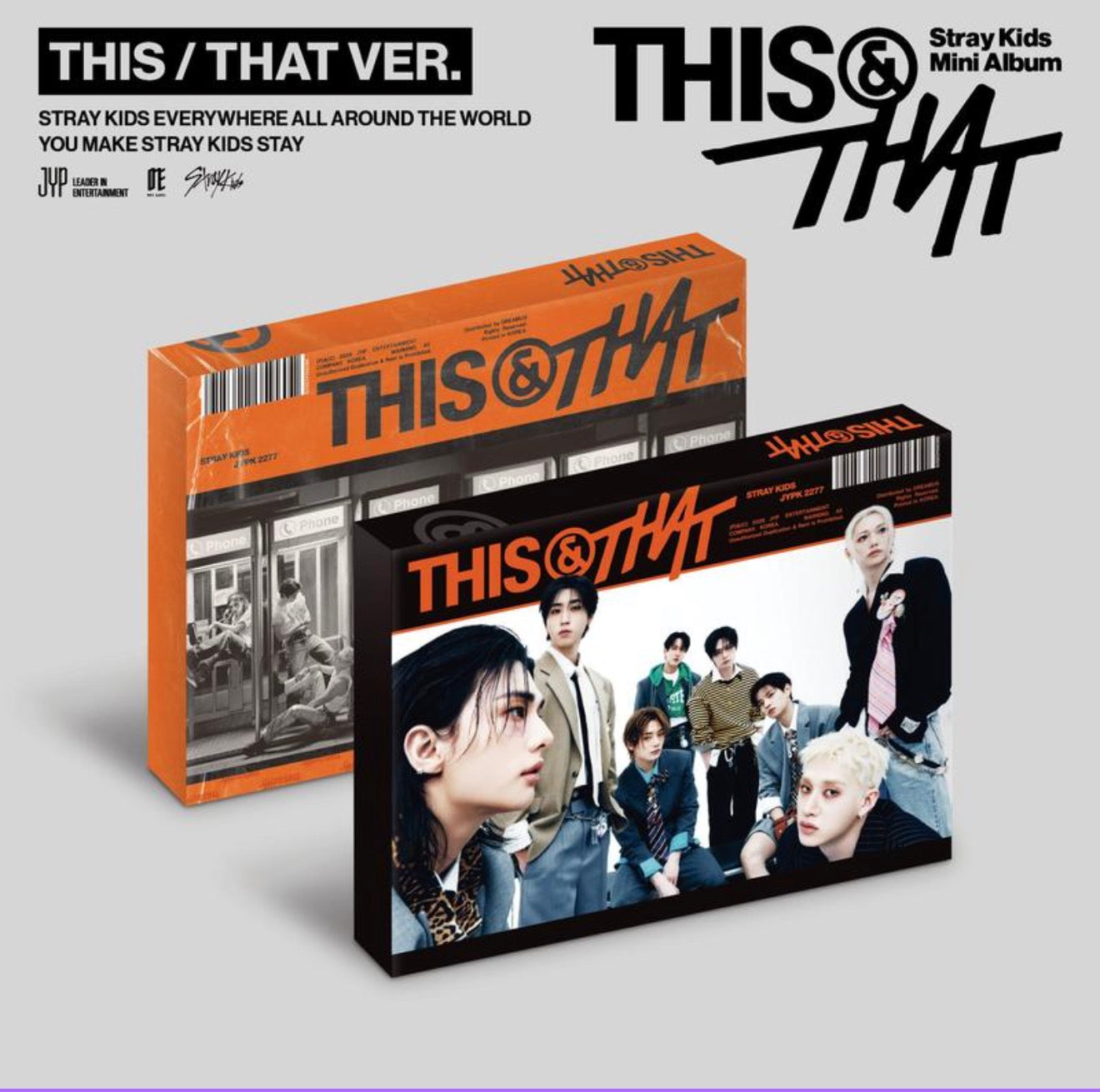 PRE-ORDER!! STRAY KIDS - THIS & THAT: (THIS Ver., THAT Ver.)