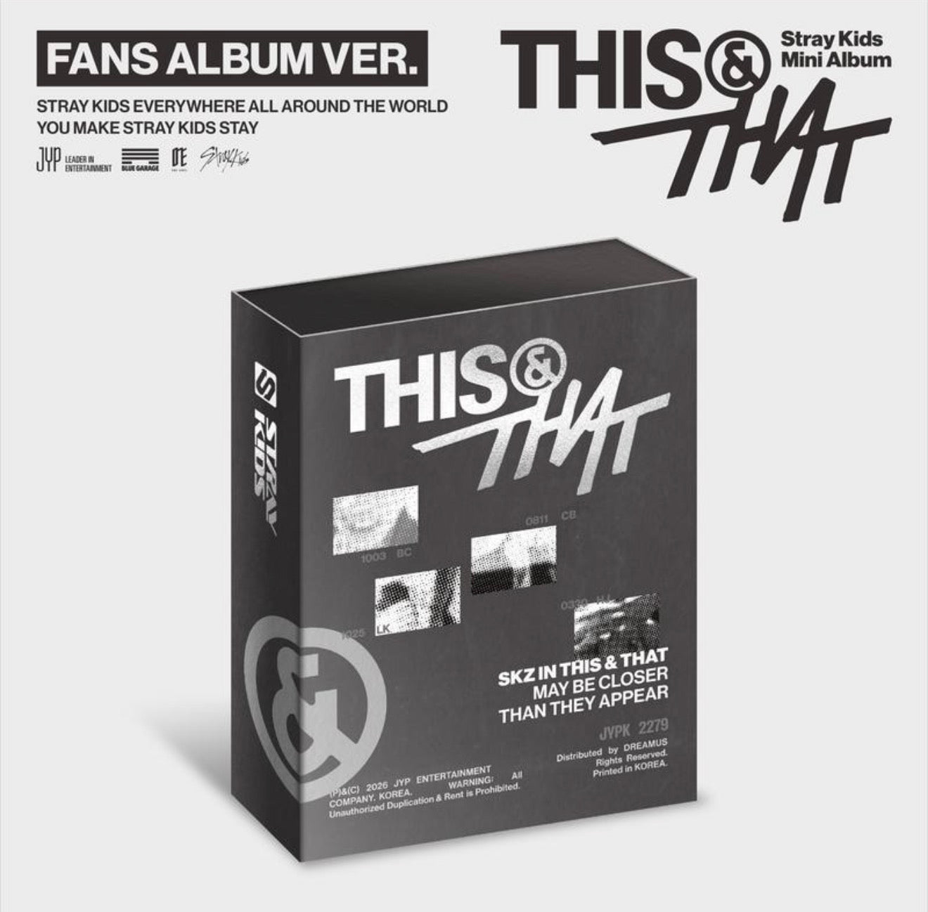 PRE-ORDER!! STRAY KIDS - THIS & THAT (FANS ALBUM Ver.)