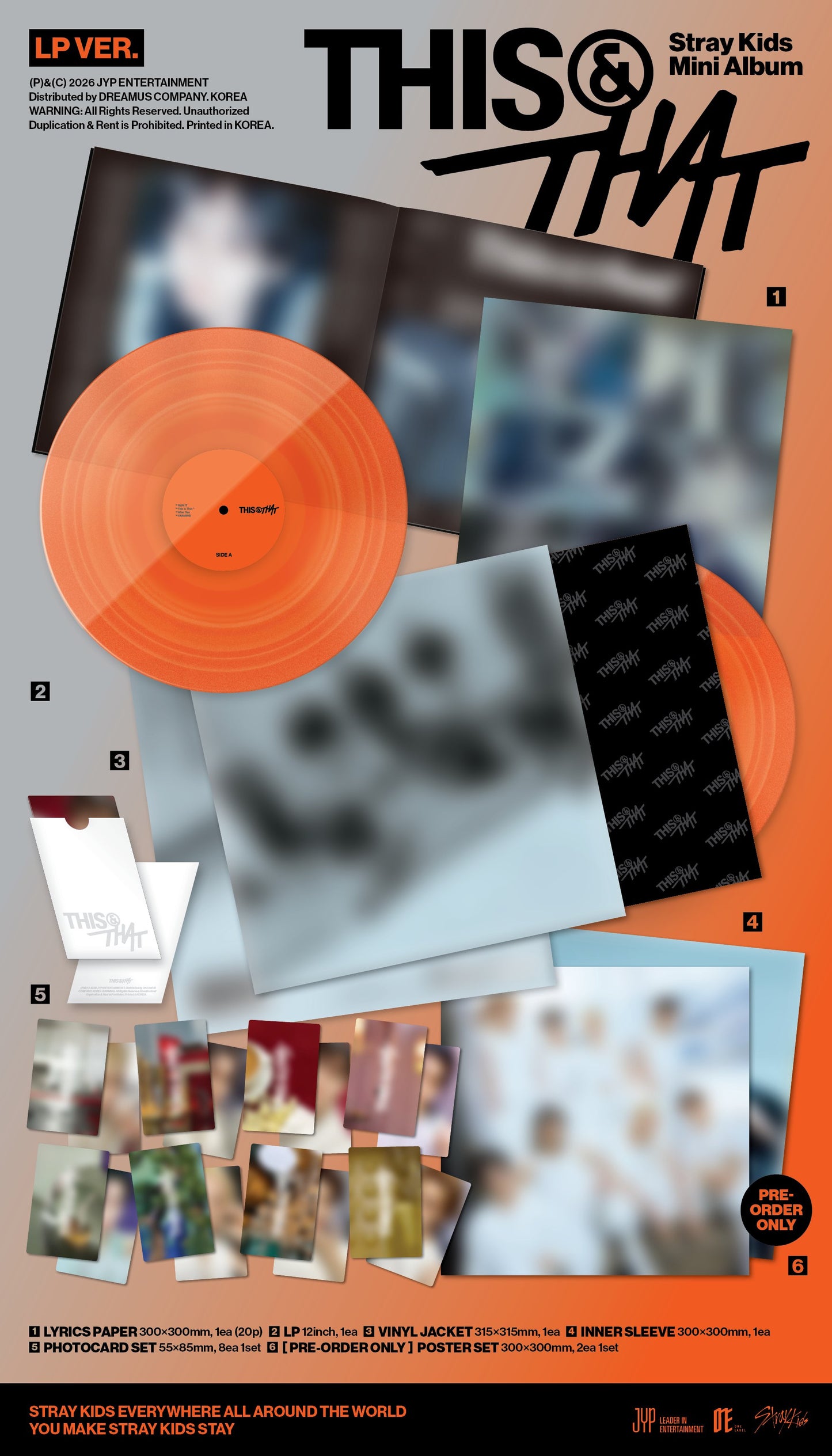 PRE-ORDER!! STRAY KIDS - THIS & THAT (LP Ver.)