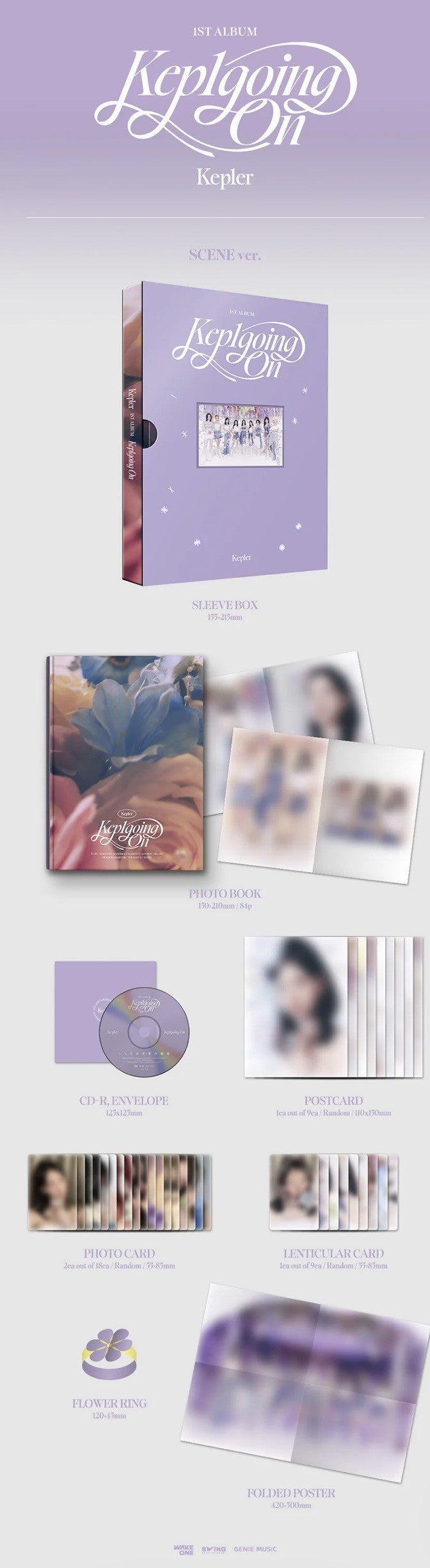 KEP1ER - KEP1GOING ON - 1st Album (SCENE Version - Standard Ver.)