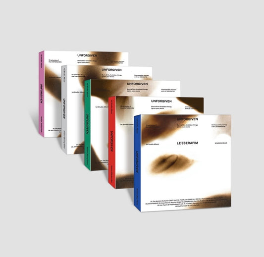 LE SSERAFIM - UNFORGIVEN - 1st Album (Blackened Red)