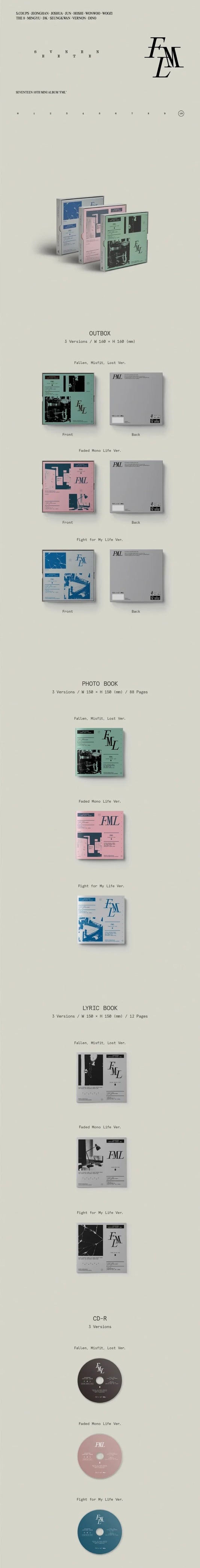 SEVENTEEN - 10th Mini Album FLM (Fight For My Life Ver.)