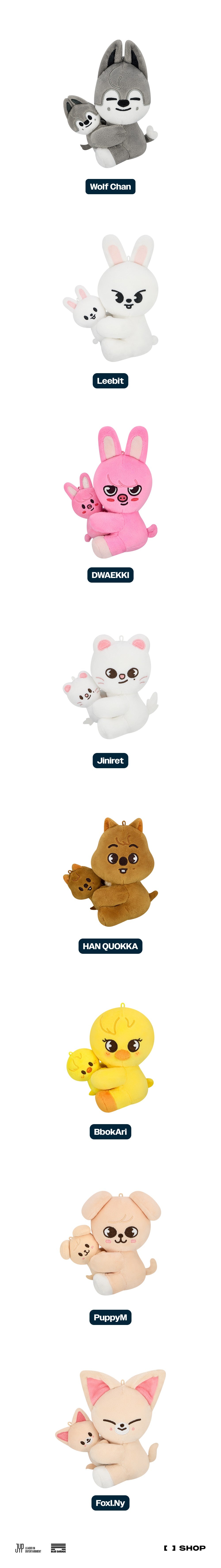 Stray Kids - SKZOO Magnetic Plush Set Version (DominATE: CelebrATE)