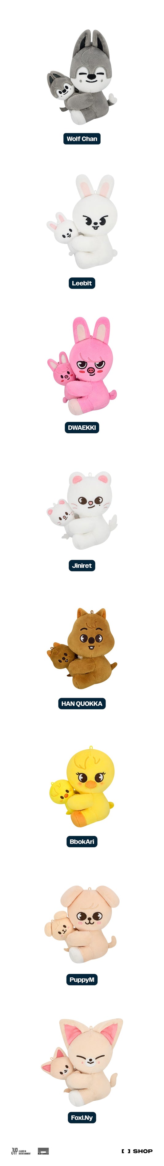 Stray Kids - SKZOO Magnetic Plush Set Version (DominATE: CelebrATE)