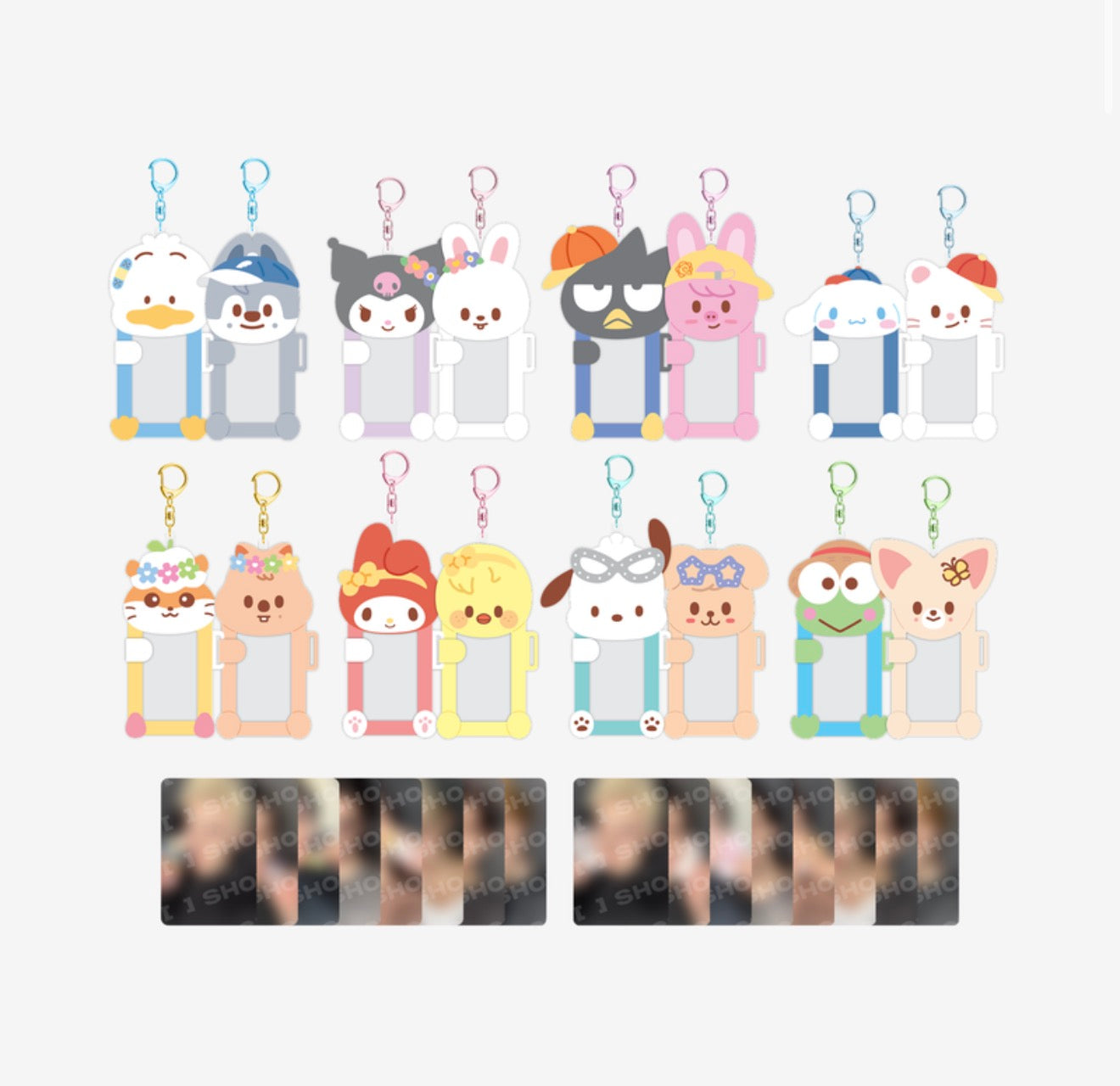 PRE-ORDER!! STRAY KIDS - SKZOO X SANRIO CHARACTERS - CONNECTING PHOTOCARD HOLDER (Official MD)