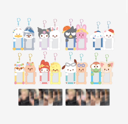 PRE-ORDER!! STRAY KIDS - SKZOO X SANRIO CHARACTERS - CONNECTING PHOTOCARD HOLDER (Official MD)