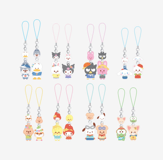 PRE-ORDER!! STRAY KIDS - SKZOO X SANRIO CHARACTERS - MINI FIGURE COUPLE KEYRING (Official MD)