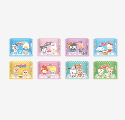 PRE-ORDER!! STRAY KIDS - SKZOO X SANRIO CHARACTERS - ROOM FIGURE (Official MD)