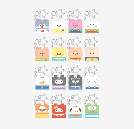 PRE-ORDER!! STRAY KIDS - SKZOO X SANRIO CHARACTERS - SECRET BLOCK STAMP (Official MD)