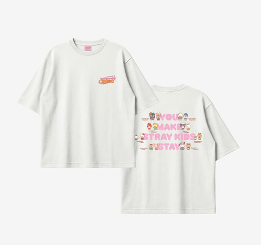 PRE-ORDER!! STRAY KIDS - SKZOO X SANRIO CHARACTERS - T-SHIRT(Official MD)