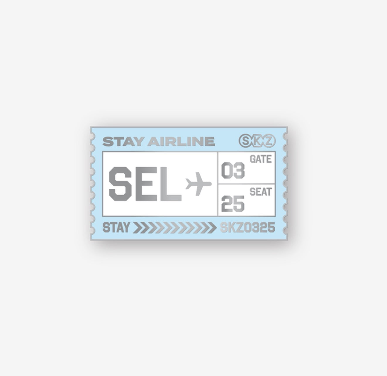 PRE-ORDER!! Stray Kids - SKZOO METAL BADGE SEOUL Version - SKZOO Everywhere All Around The World (Seoul - Official Pop-Up MD)
