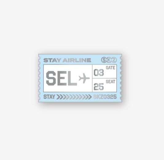 PRE-ORDER!! Stray Kids - SKZOO METAL BADGE SEOUL Version - SKZOO Everywhere All Around The World (Seoul - Official Pop-Up MD)