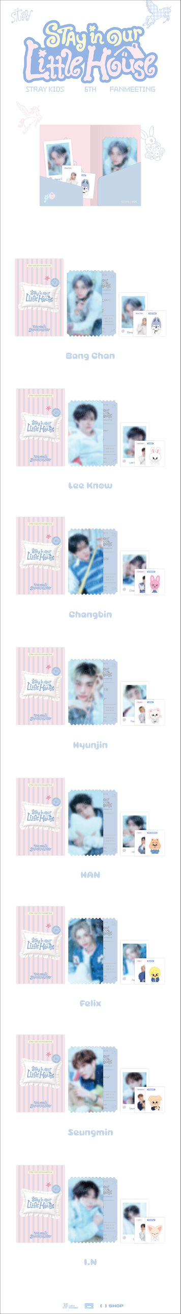 PRE-ORDER!! Stray Kids - SPECIAL TICKET SET - 6th Fanmeeting (STAY in Our Little House - Official MD)
