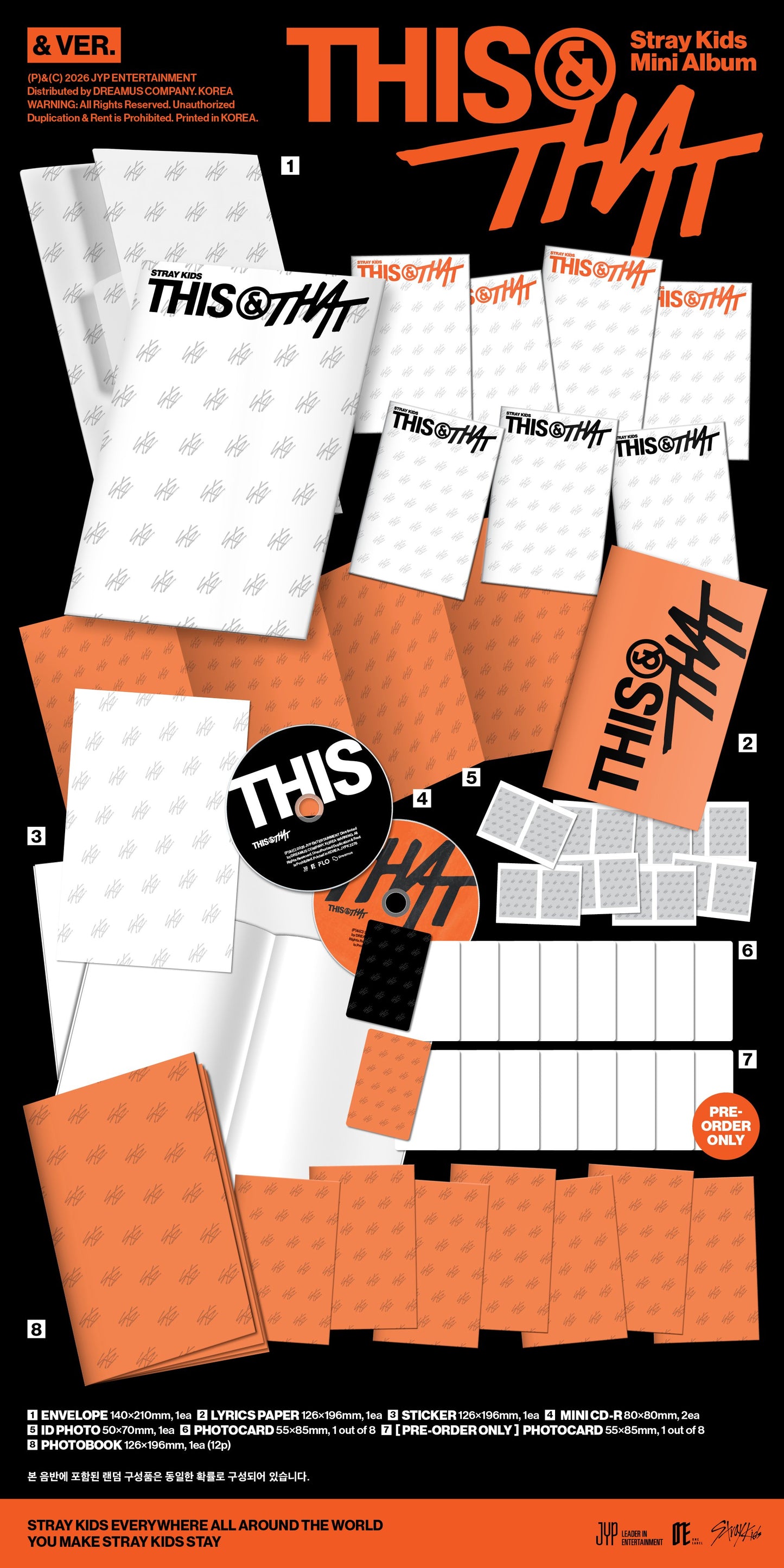 PRE-ORDER!! STRAY KIDS - THIS & THAT (& Ver.)