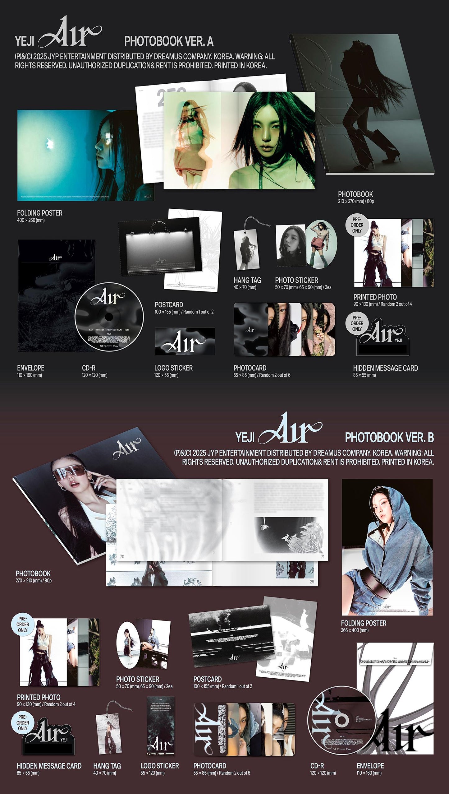 YEJI AIR (Photobook Ver.)