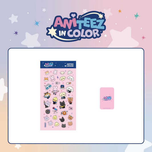PRE-ORDER!! ATEEZ - ANITEEZ IN COLOR - ANITEEZ 3D STICKERS (Official Pop-Up MD)