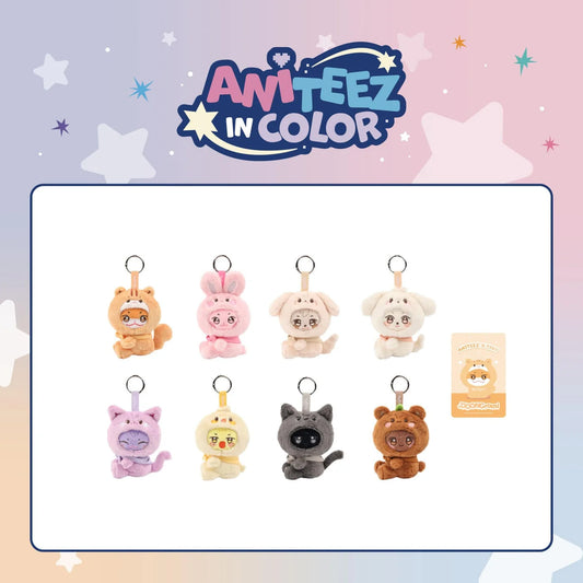PRE-ORDER!! ATEEZ - ANITEEZ IN COLOR - ANITEEZ X TINY PLUSH KEYRING (Official Pop-Up MD)