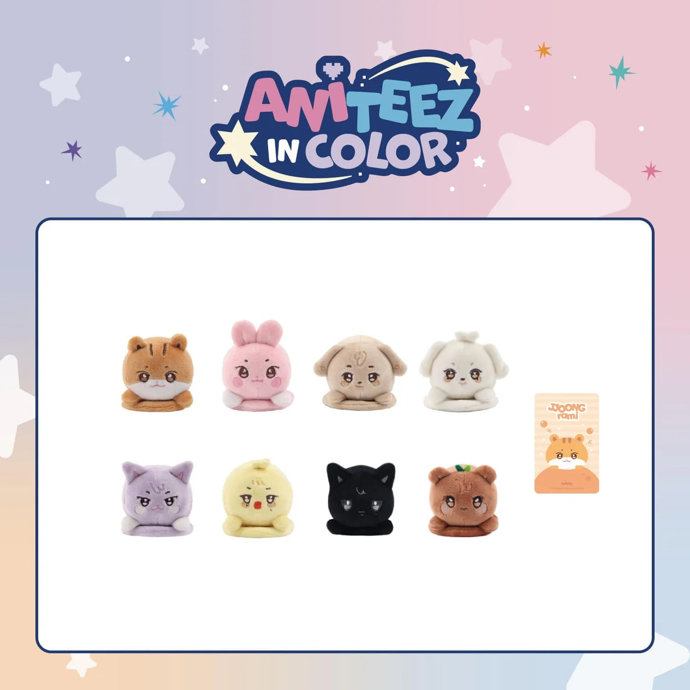PRE-ORDER!! ATEEZ - ANITEEZ IN COLOR - MAGNETIC SHOULDER STRESS BALL (Official Pop-Up MD)
