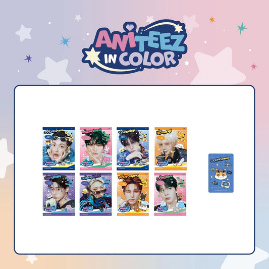 PRE-ORDER!! ATEEZ - ANITEEZ IN COLOR - MINI PHOTOBOOK (Official Pop-Up MD)