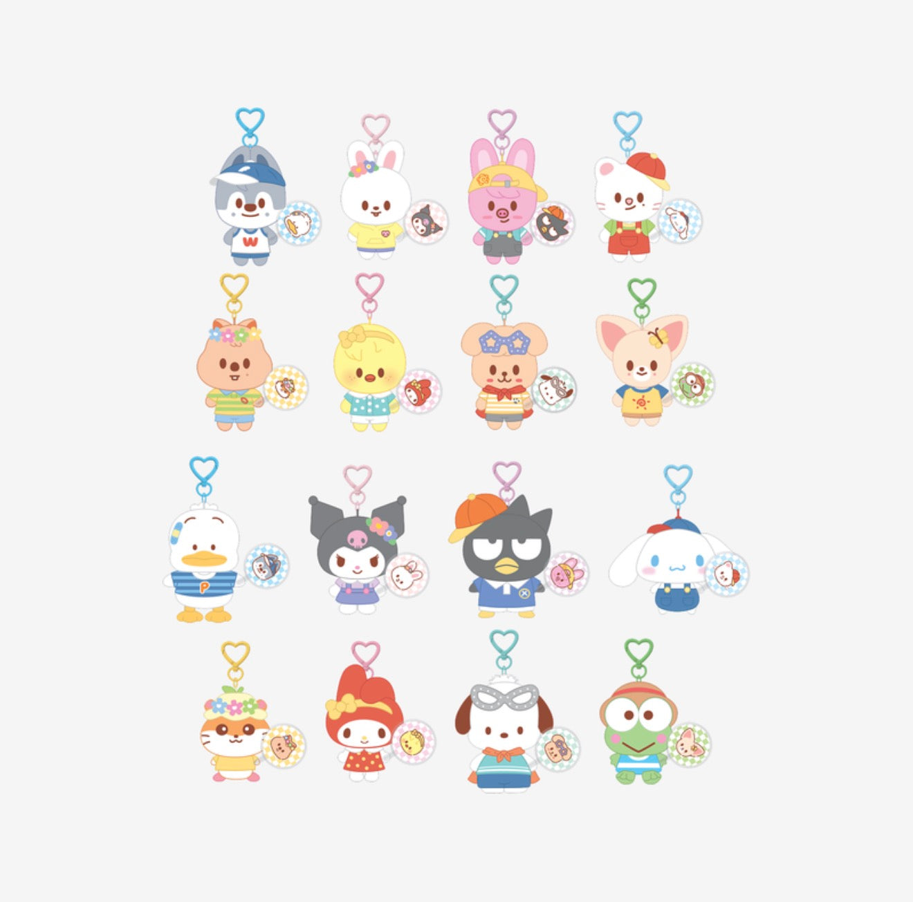 PRE-ORDER!! STRAY KIDS - SKZOO X SANRIO CHARACTERS - 10CM PLUSH MINI PICKET VER. (Official MD)