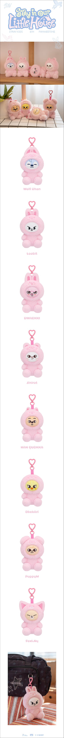 PRE-ORDER!! Stray Kids - SKZOO PLUSH TOY Version - 6th Fanmeeting (STAY in Our Little House - Offical MD)