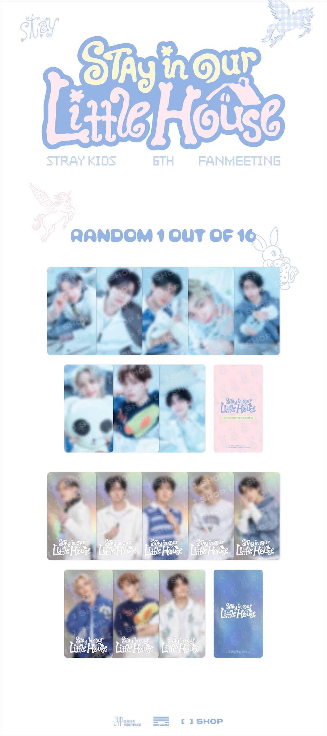 PRE-ORDER!! Stray Kids - SPECIAL TRADING CARD - 6th Fanmeeting (STAY in Our Little House - Official MD)